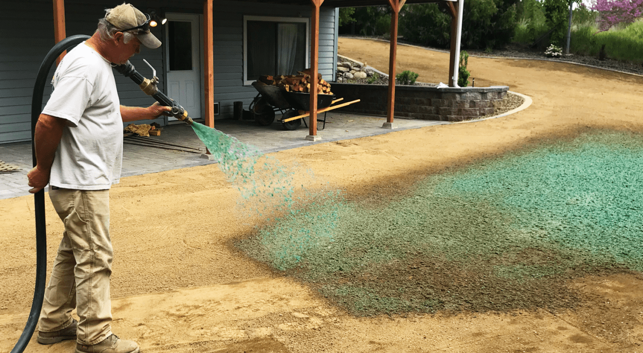 Hydroseed - Spokane Landscaping | Landsite Development